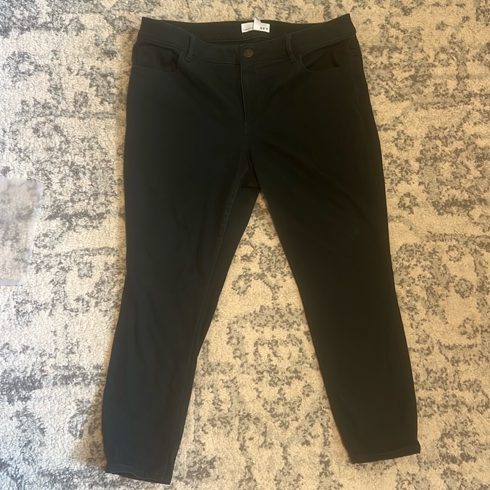 Dark Green Loft Jean/legging Size 10